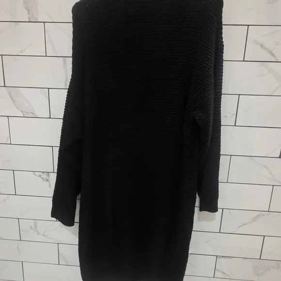 Women's Black Sweater Cardigan - Picture 3 of 4